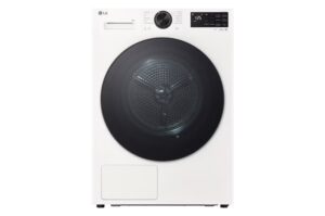 LG RT90X7 Trockner Weiß (EEK B, 9 kg) mit AI Dry, Dual Inverter Wärmepumpentechnologie & selbstreinigendem Kondensator