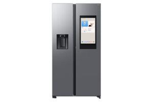 Samsung RS90F67BETEF, Side-by-Side Family Hub mit View Inside ,Wassertank 614L